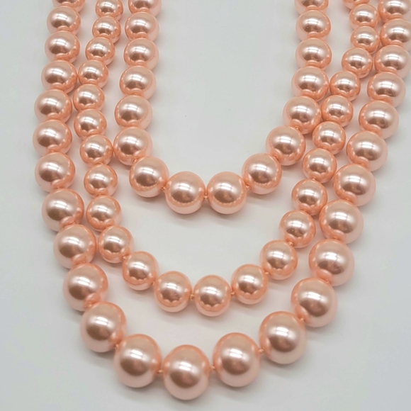 Heidi Daus Gracious Garden Swarovski Crystal Pink Glass Pearl Bridal Jewelry Set - Picture 9 of 15